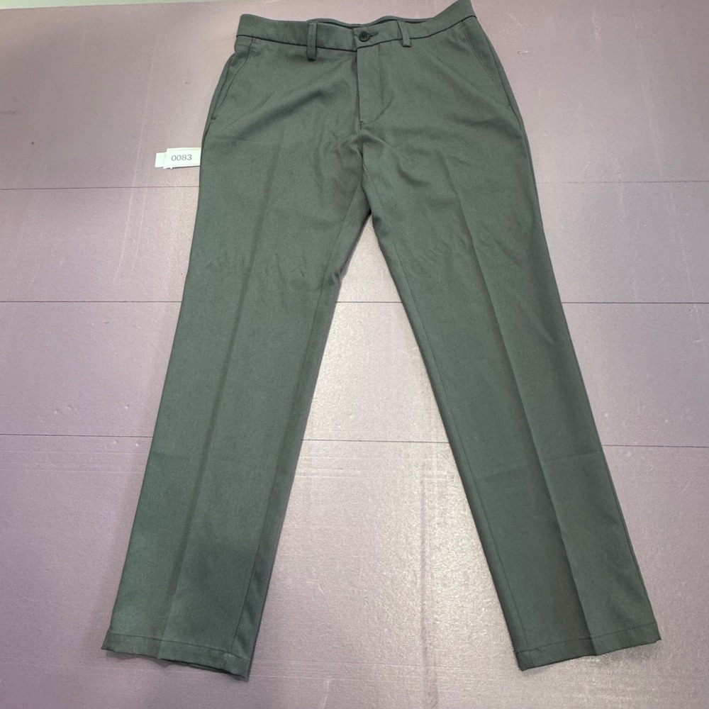 Old Navy Slim BuiltIn Flex Men Chino Pants Dark Grey label size 28x30 Flat Front - Picture 7 of 9
